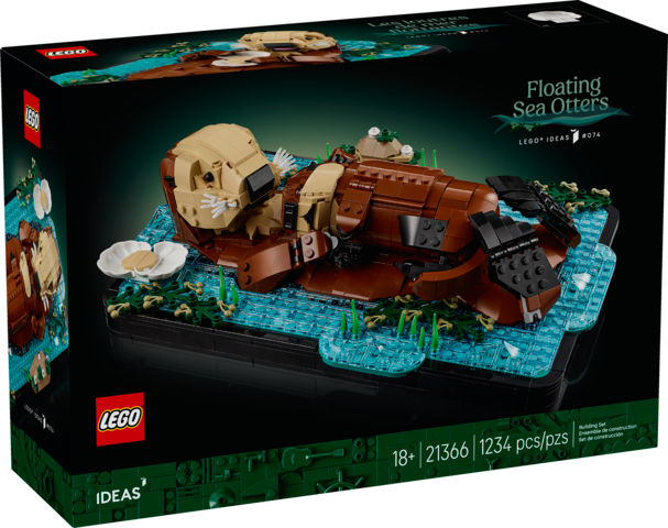 Lego Ideas Floating Sea Otters 21366
