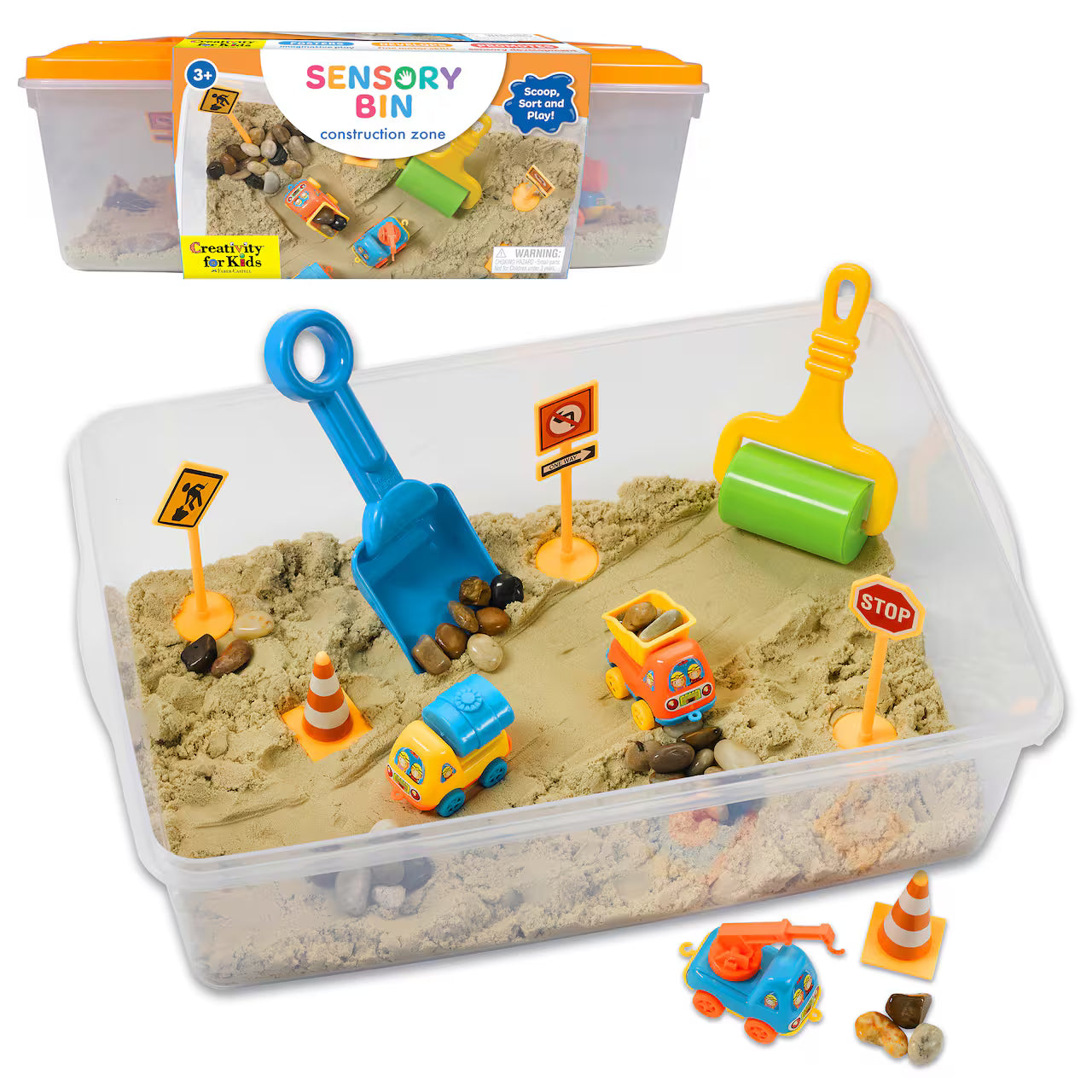 Creativity for Kids Construction Sensory Bin