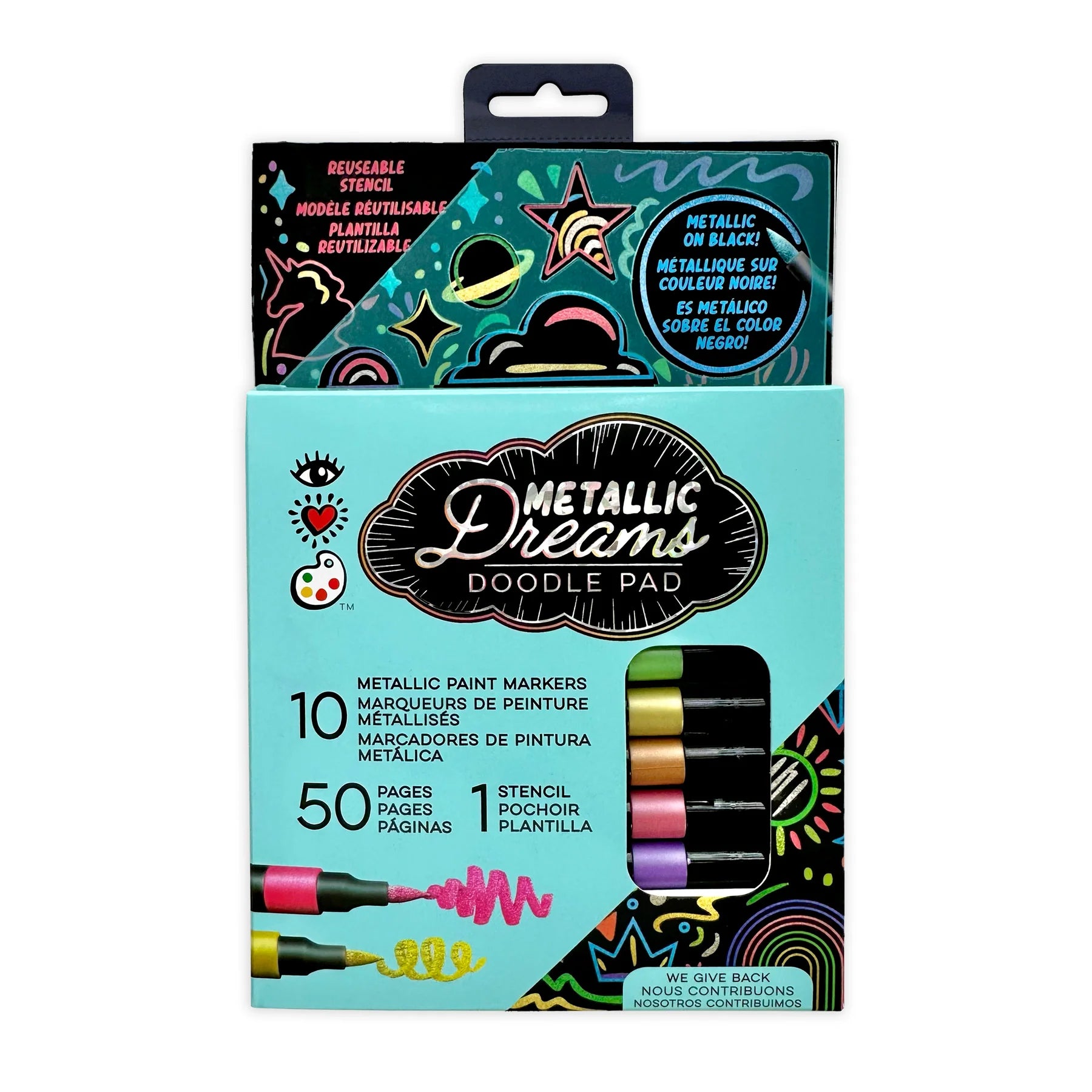 i Heart Art Metallic Dreams Doodle Pad
