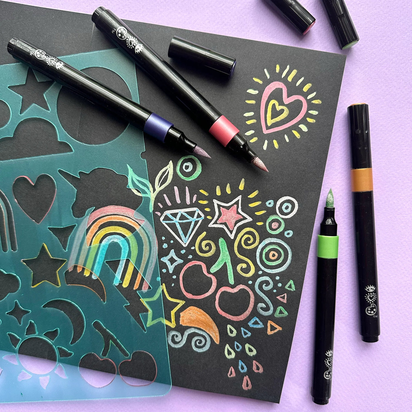 i Heart Art Metallic Dreams Doodle Pad