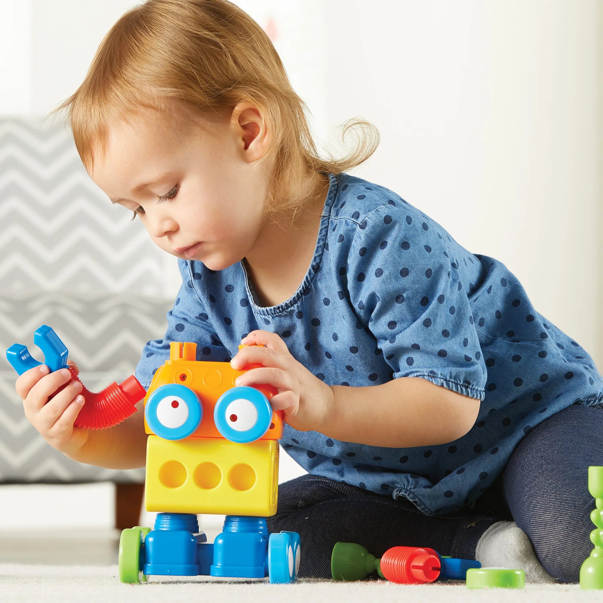 Learning Resources 1-2-3 Build It Robot Factory