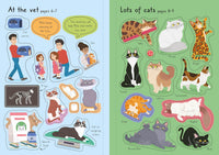 Usborne Little First Stickers Cats and Kittens