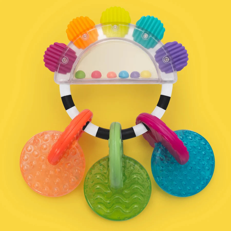 Sassy Baby Teethe & Take Along Rattle Keys