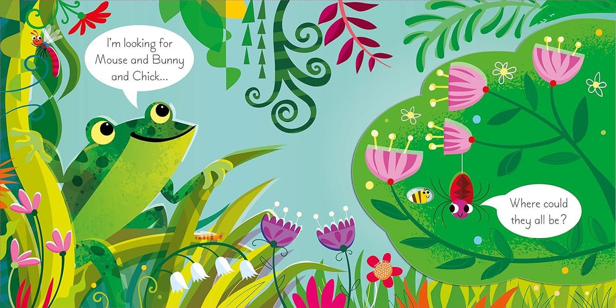 Usborne Lift-The-Flap Play Hide & Seek With Bunny