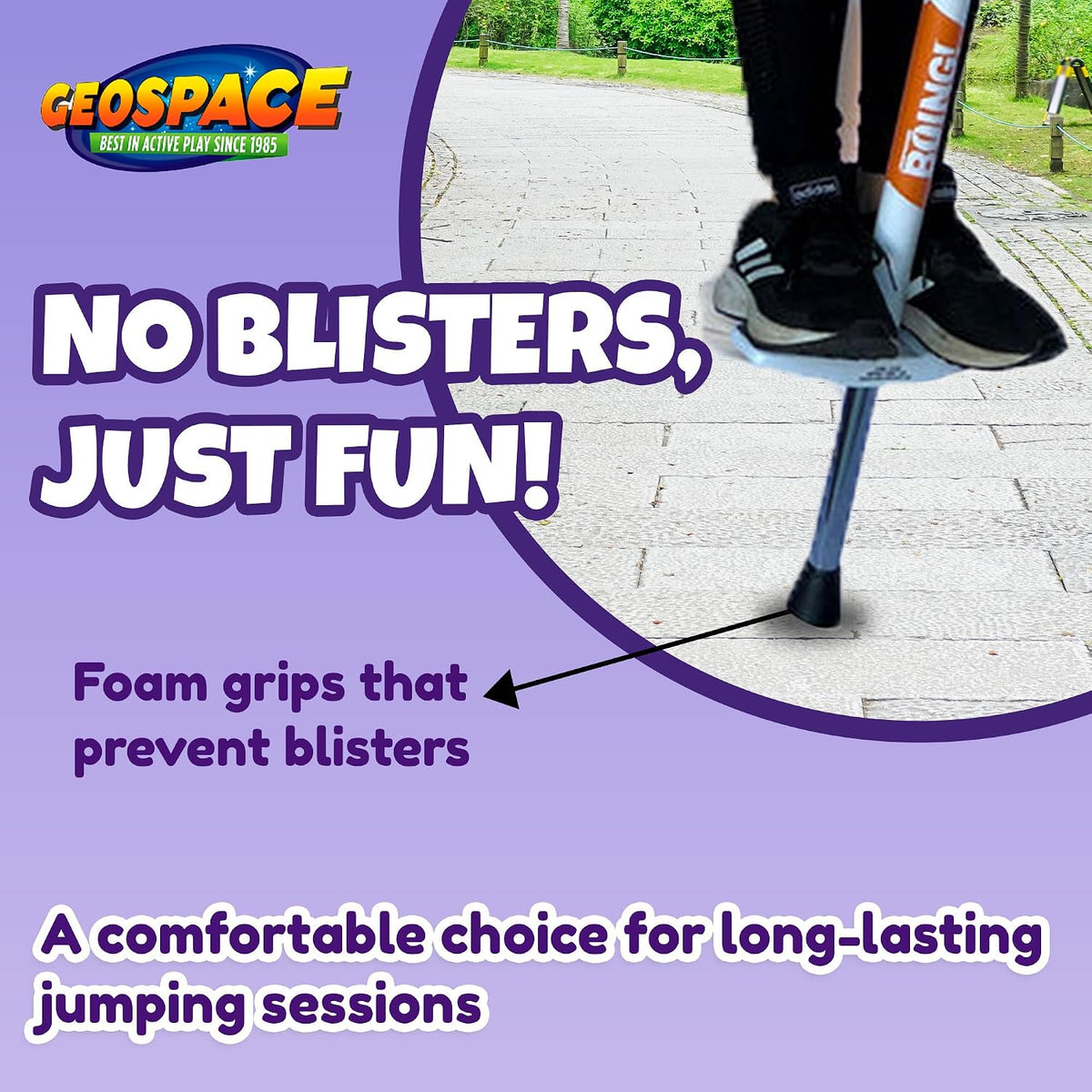 Boing Max Pogo Stick - Black & Orange