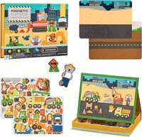 Petit Collage Construction Site Magnetic Play Scene