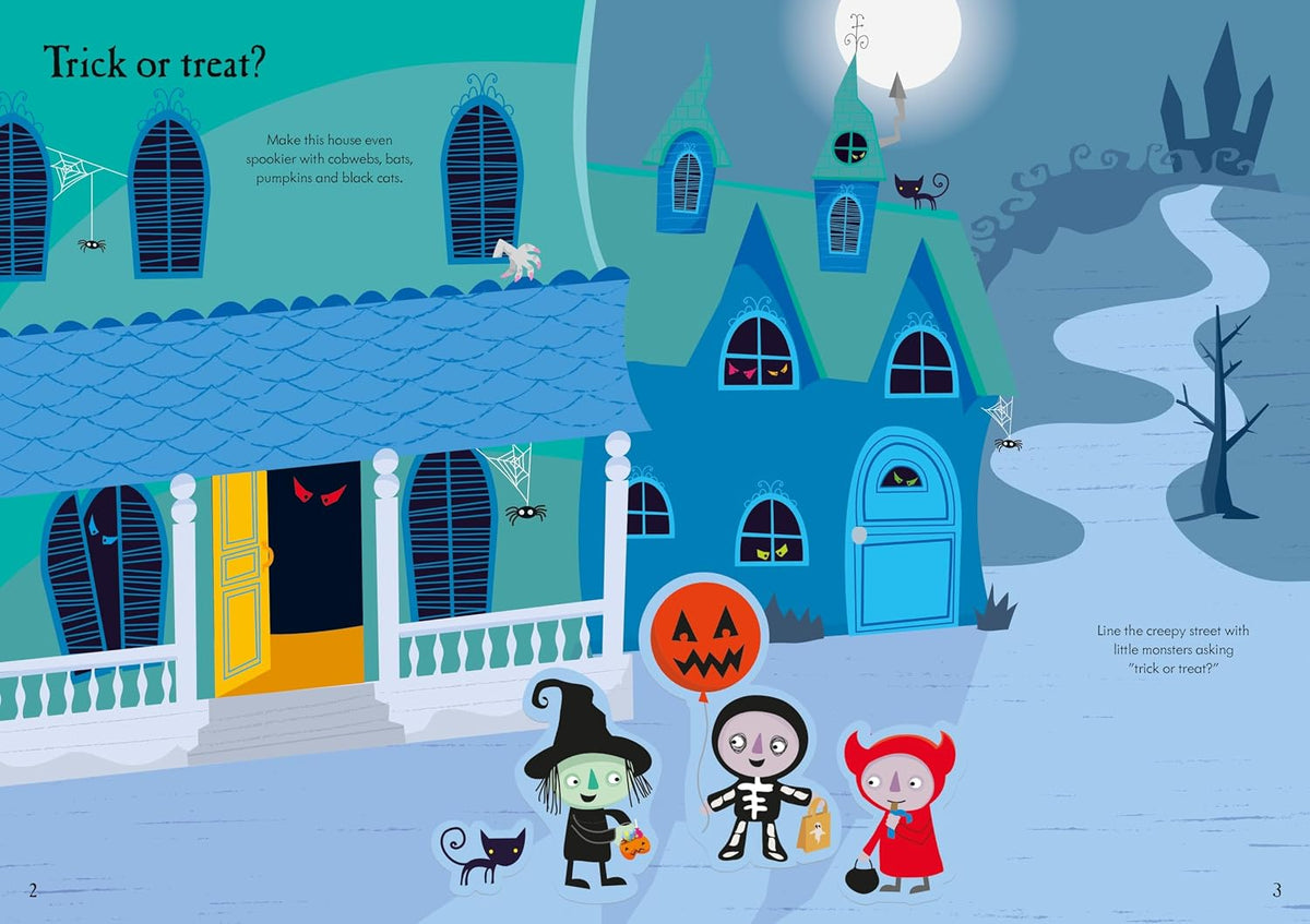 Usborne Little First Stickers Halloween