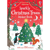Usborne Sparkly Christmas Trees Sticker Book