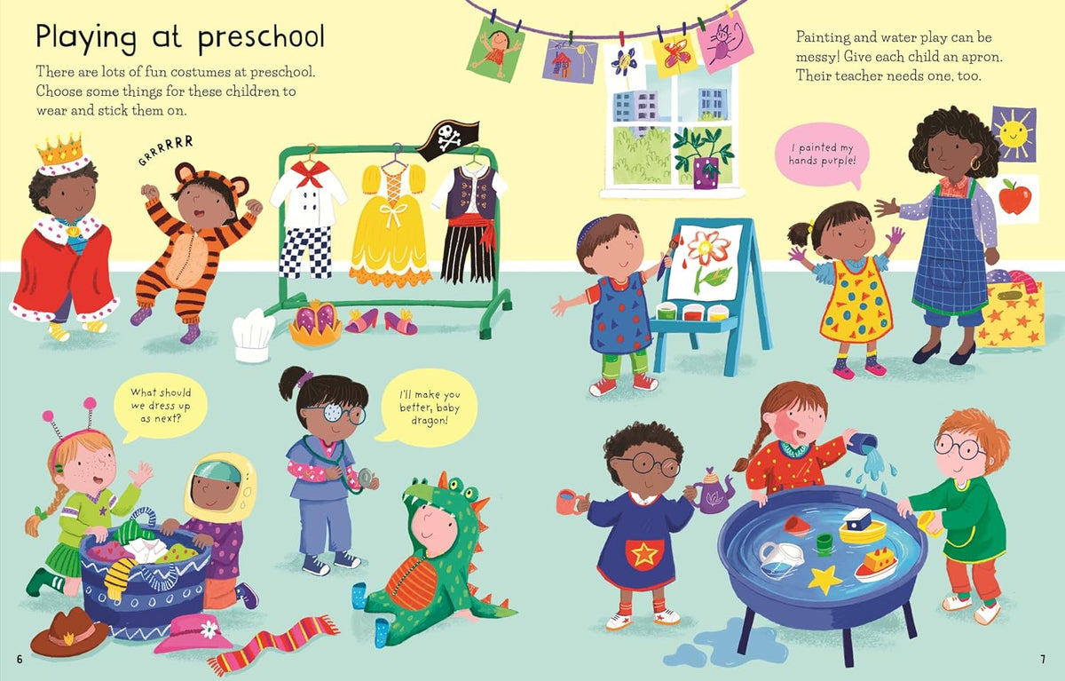 Usborne First Sticker Book Getting Dressed