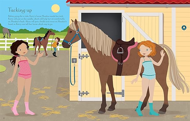 Usborne My Sticker Dolly At The Stables
