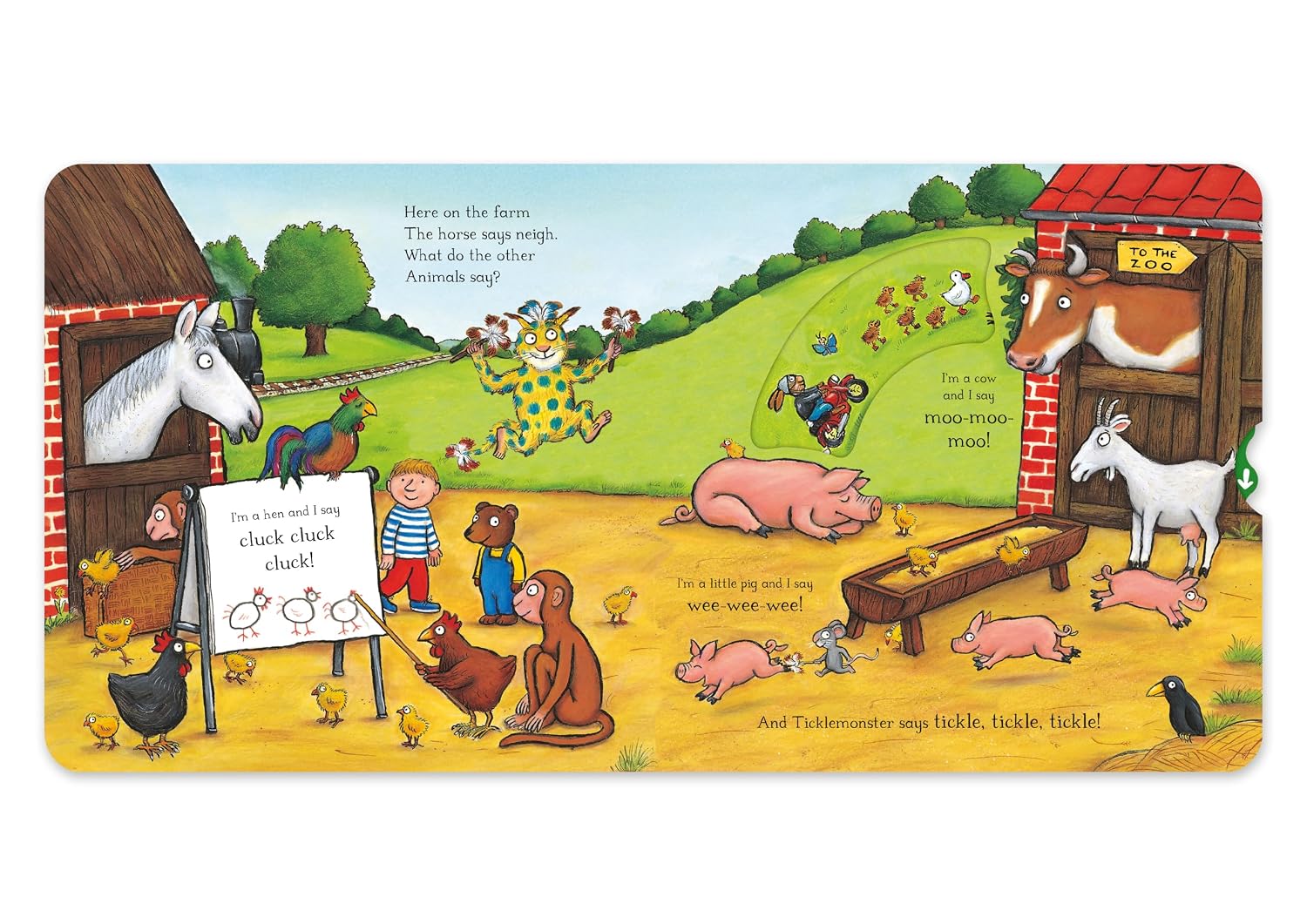 The Tickle Book - A Push, Pull and Slide Book