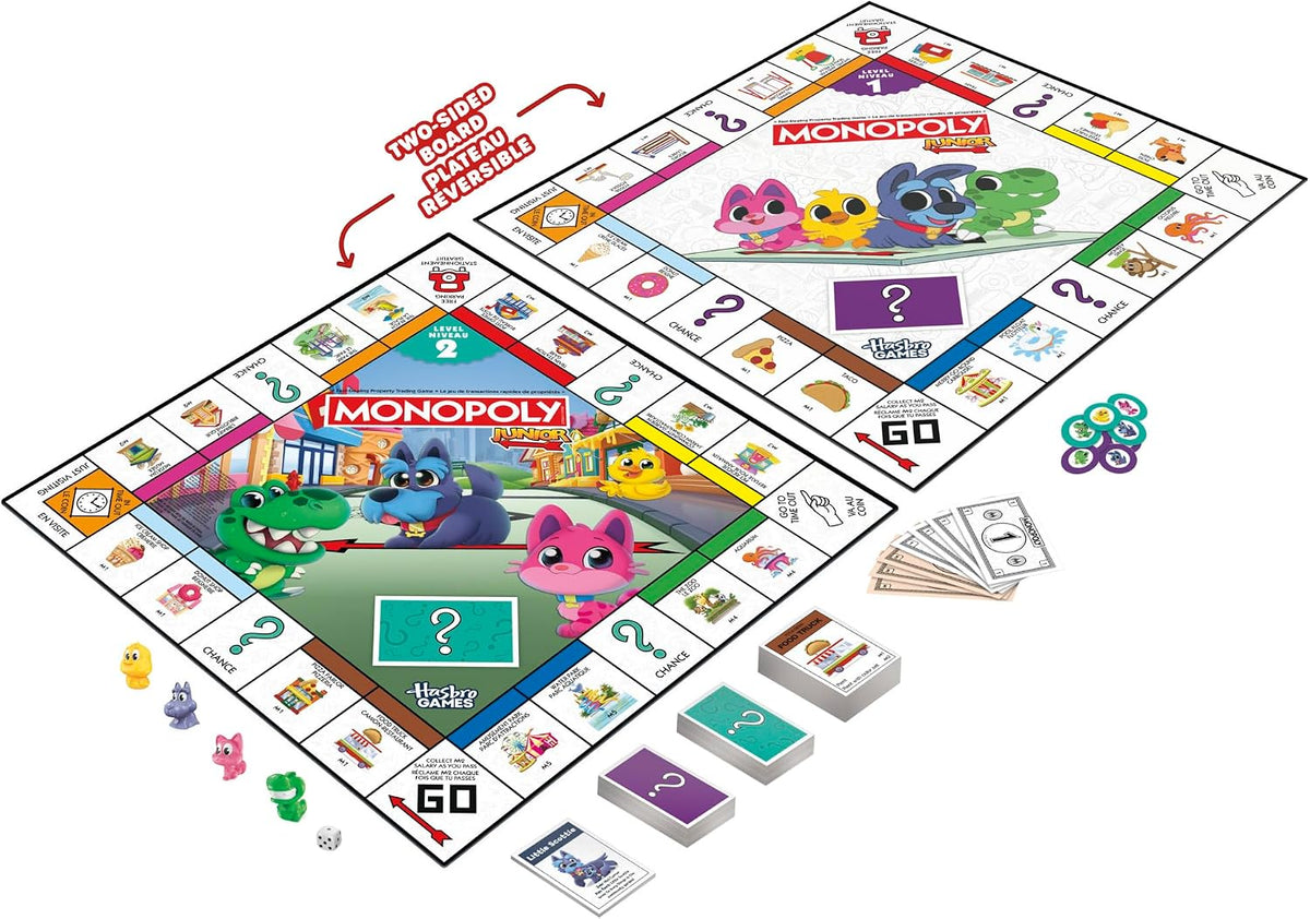 Monopoly Junior - 2 Games in 1 Bilingual