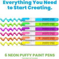 Ooly Magic Puffy Neon Pens