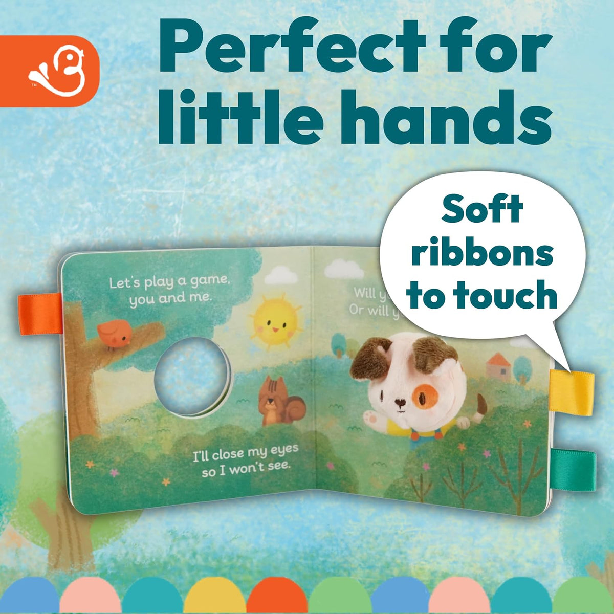 Cuddle Puppy Crinkle Puppet Book