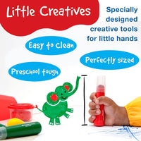 Faber-Castell Little Creatives Jumbo Squeezing Paintbrush 6CT