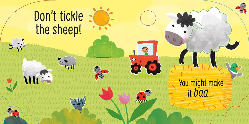 Usborne Touchy Feely Sounds Don't Tickle The Pig!