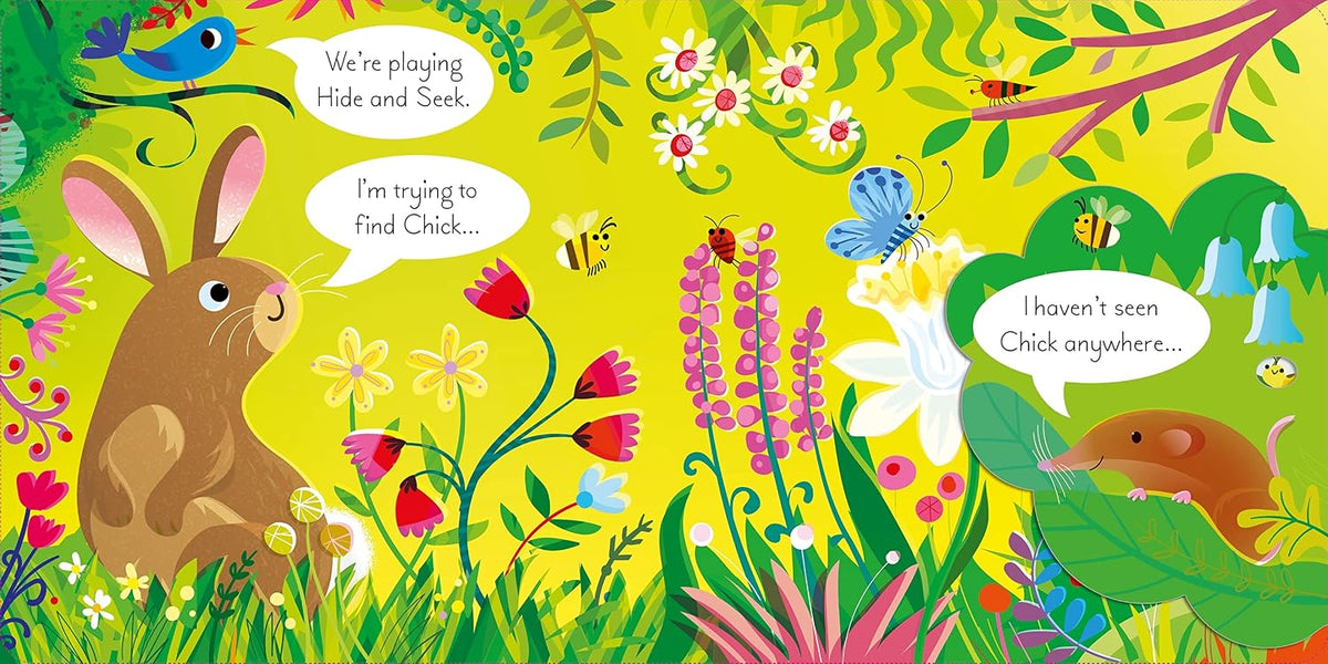 Usborne Lift-The-Flap Play Hide & Seek With Bunny