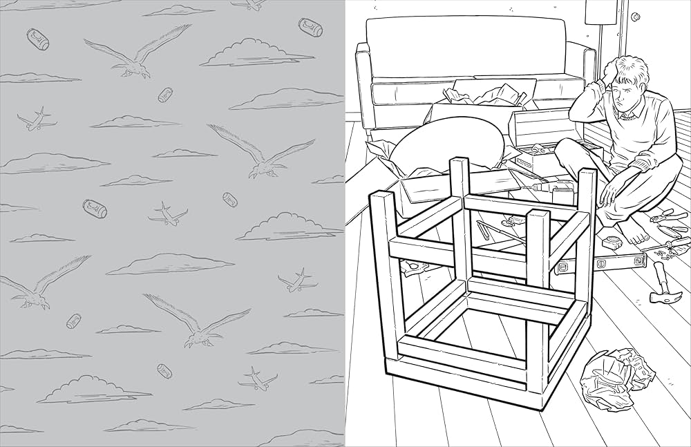The Manly Art of Coloring: 35 Spectacular Scenes of Masculine Hubris