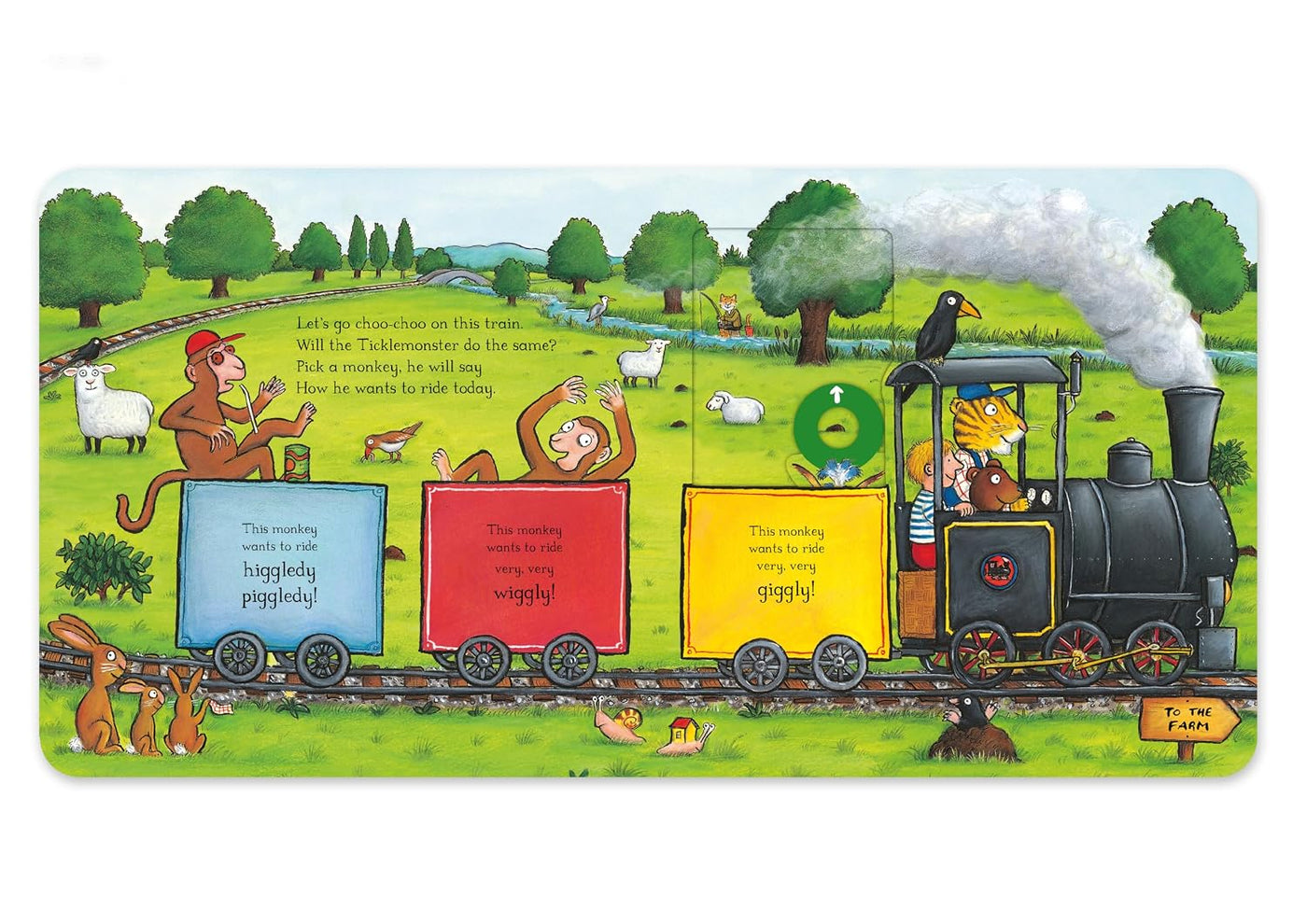 The Tickle Book - A Push, Pull and Slide Book