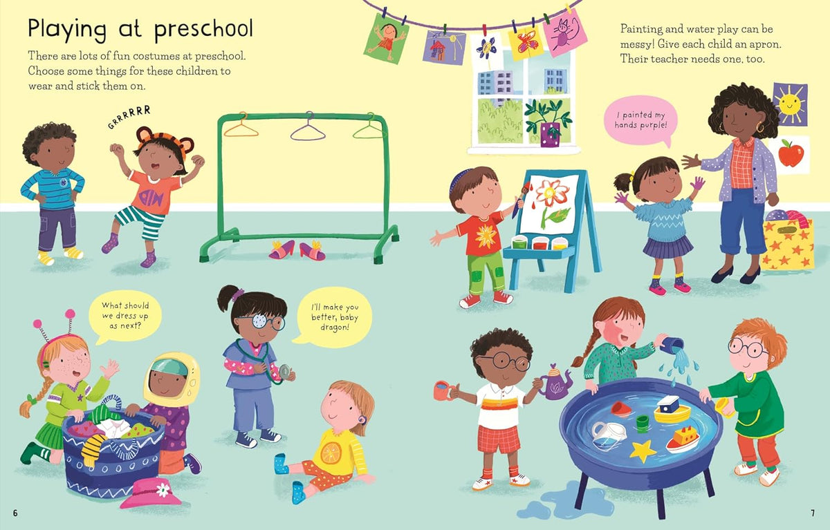 Usborne First Sticker Book Getting Dressed