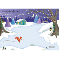 Usborne Sparkly Christmas Trees Sticker Book