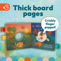 Cuddle Puppy Crinkle Puppet Book