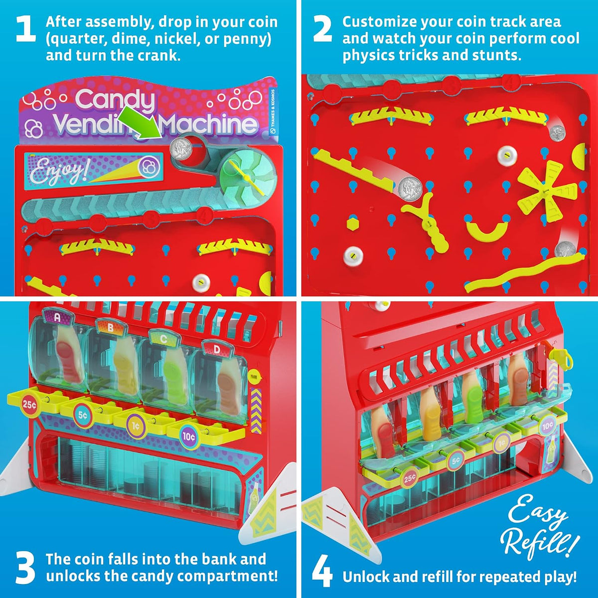 Thames & Kosmos Candy Vending Machine - Super Stunts and Tricks