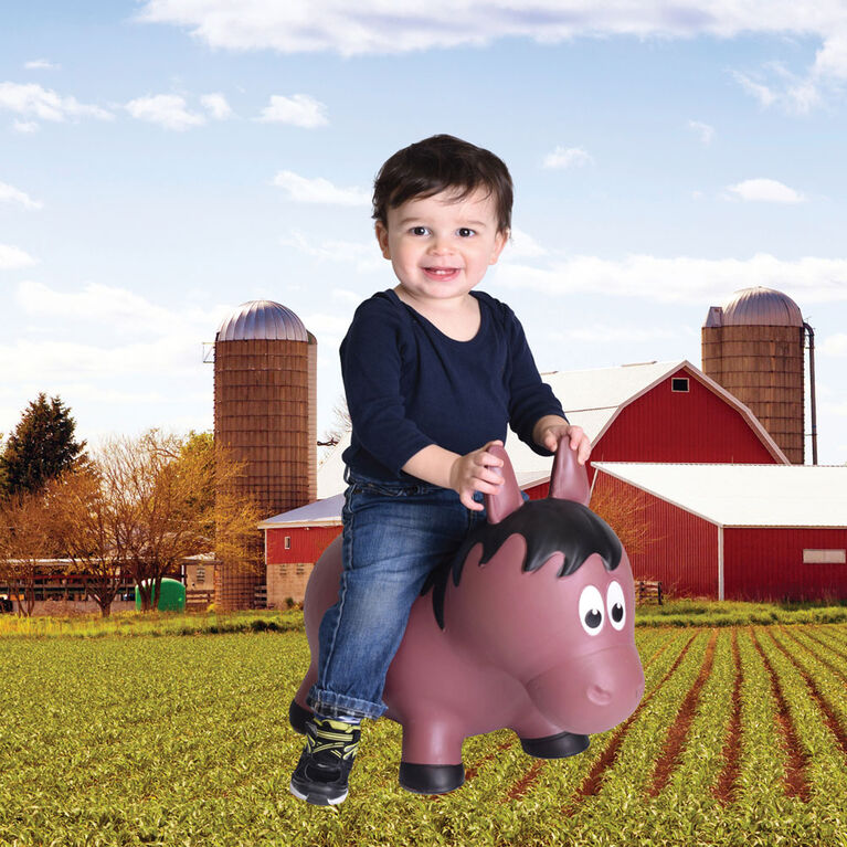 Farm Hoppers Horse - Brown