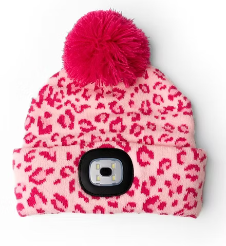 Night Owl Wild Child Kids Beanie With Rechargable Light