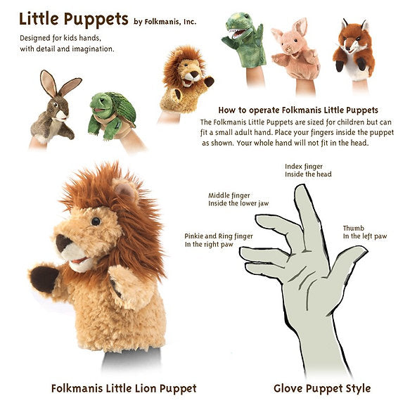 Folkmanis Little Lion Puppet