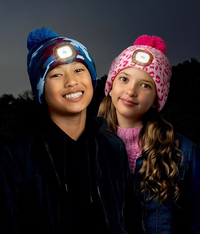 Night Owl Wild Child Kids Beanie With Rechargable Light