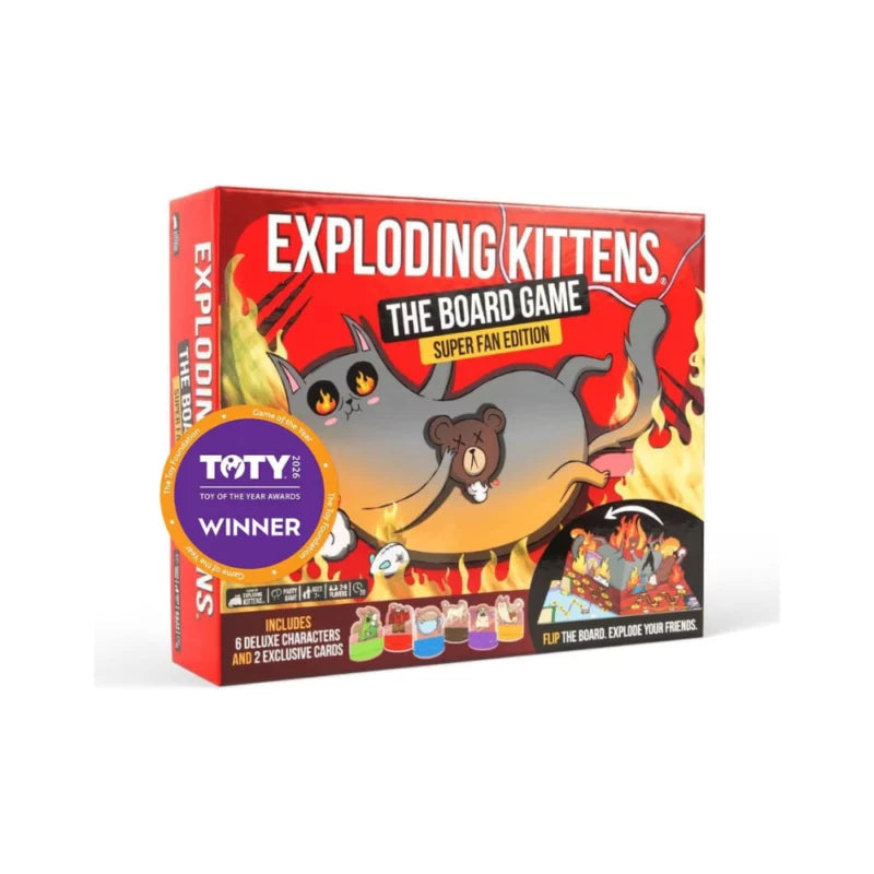 Exploding Kittens The Board Game Super Fan Edition