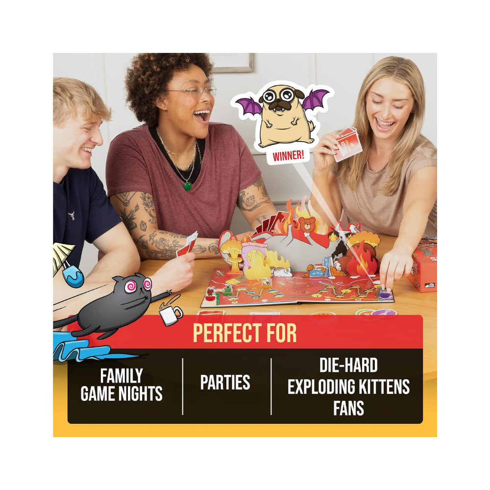Exploding Kittens The Board Game Super Fan Edition
