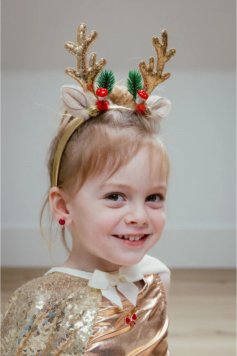 Great Pretenders 🍁Holiday Rudolph Headband Gold