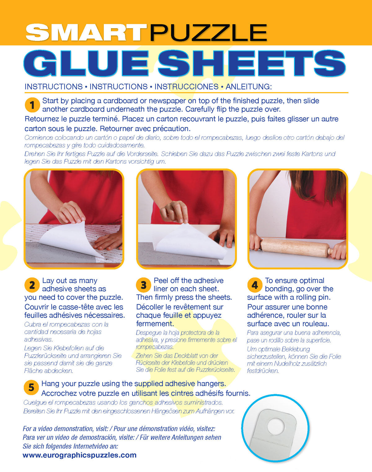 Eurographics Smart Puzzle Glue Sheets