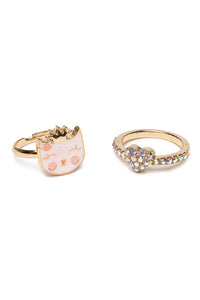 Great Pretenders Boutique Kitty Love Ring Set