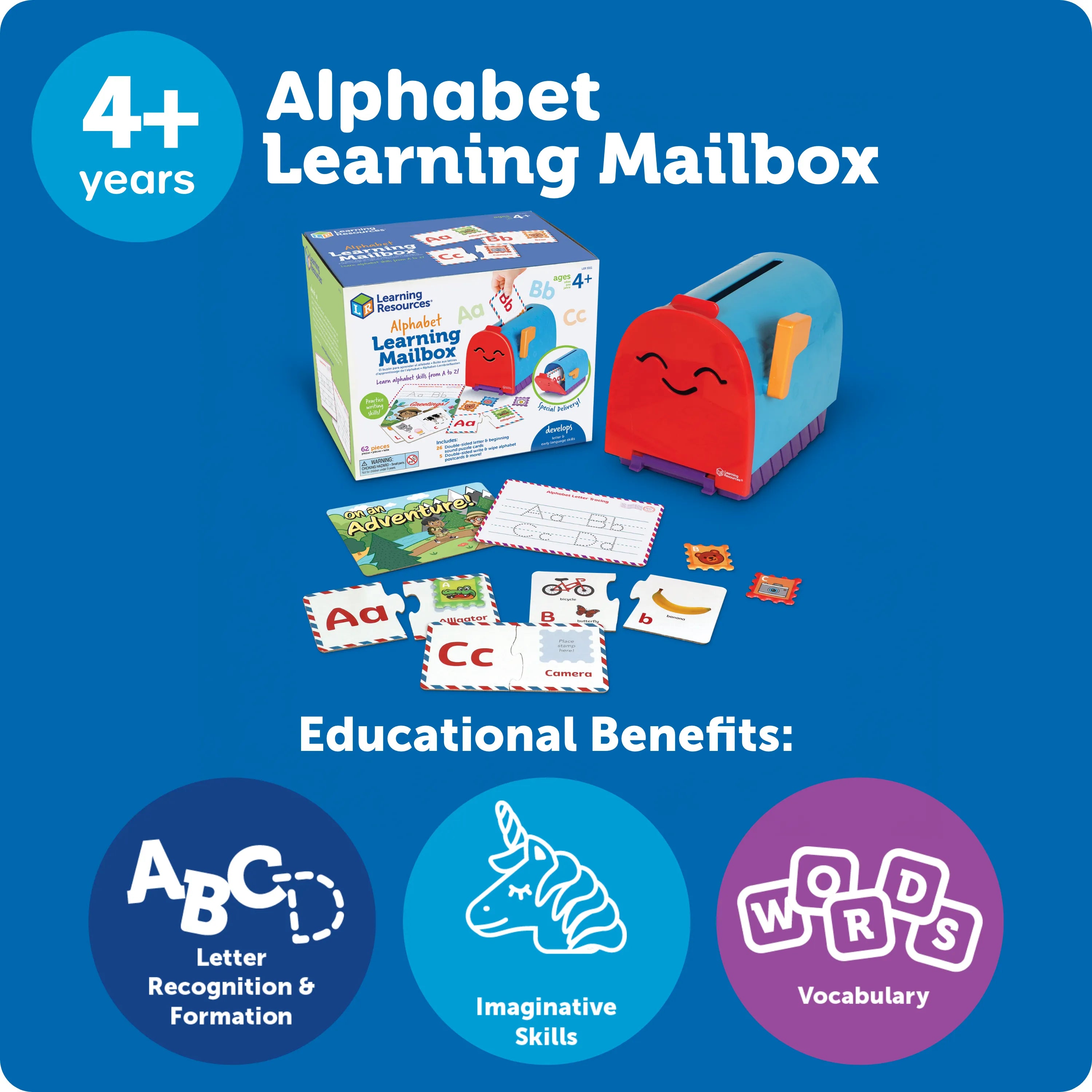 Learning Resourses Alphabet Learning Mailbox
