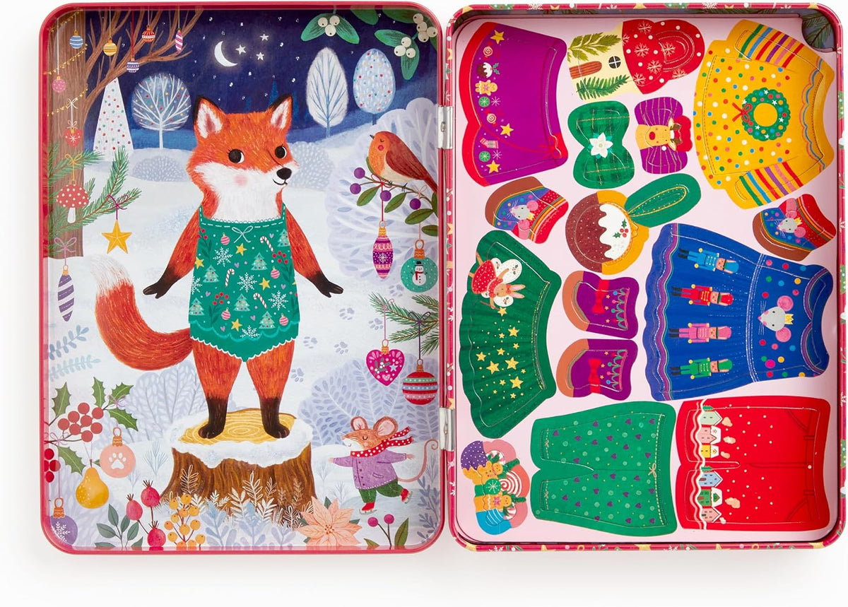 Mudpuppy Merry Woodland Magnetic Dress-up Play Set