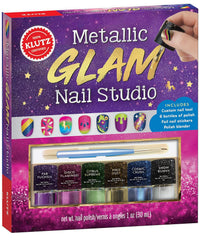 Klutz Metallic Glam Nail Studio