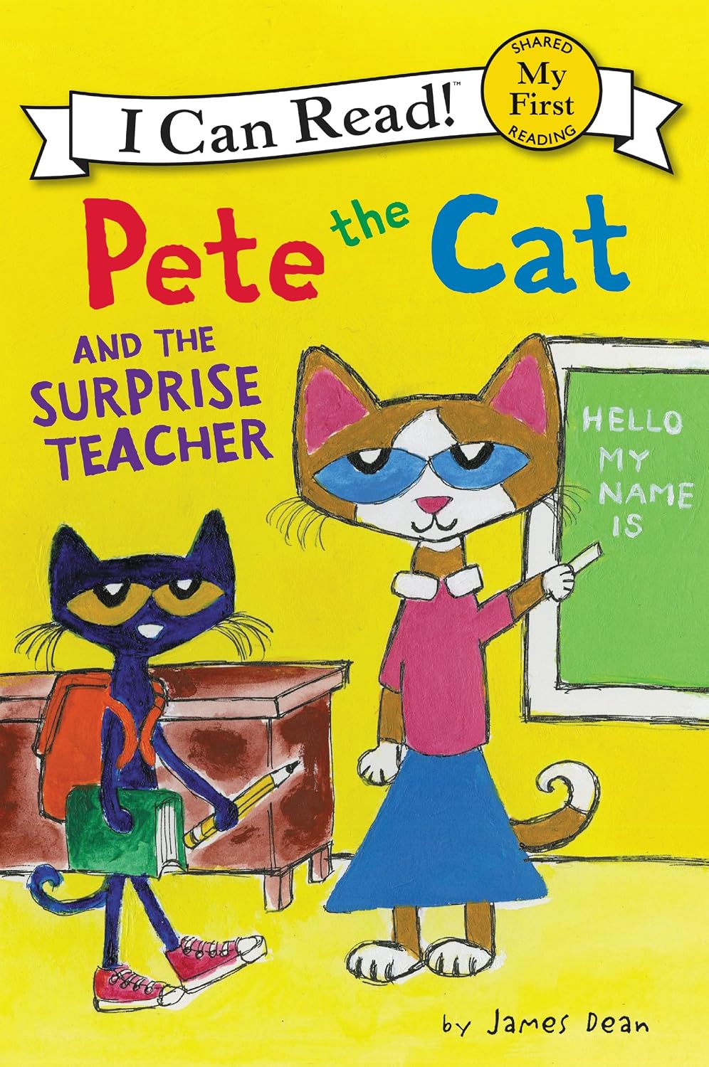 I Can Read! Pete The Cat and the Surprise Teacher