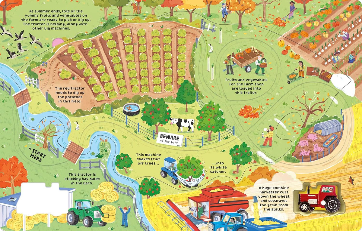 Usborne Wind-Up Tractor Book