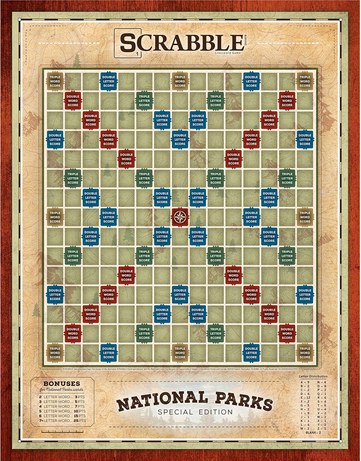 Scrabble National Parks