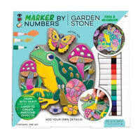 i Heart Art  Marker By Number Garden Stone