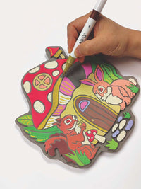 i Heart Art Mushroom Marker By Number Garden Stone
