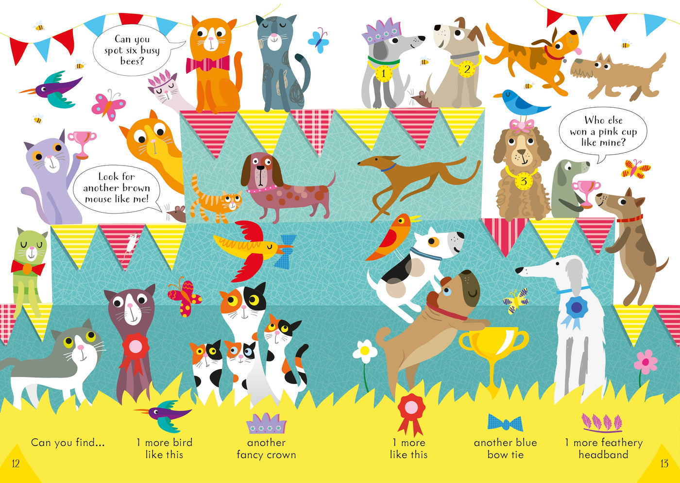 Usborne Look and Find Puzzles: Dogs and Cats