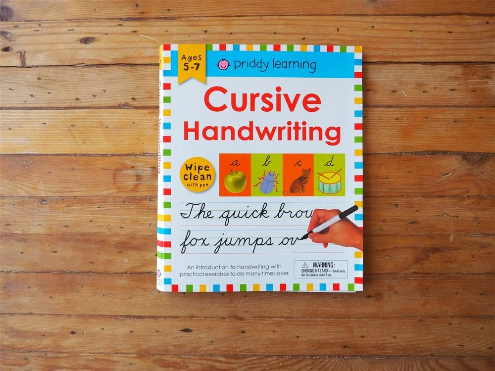 Priddy Books Wiple Clean Workbook: Cursive