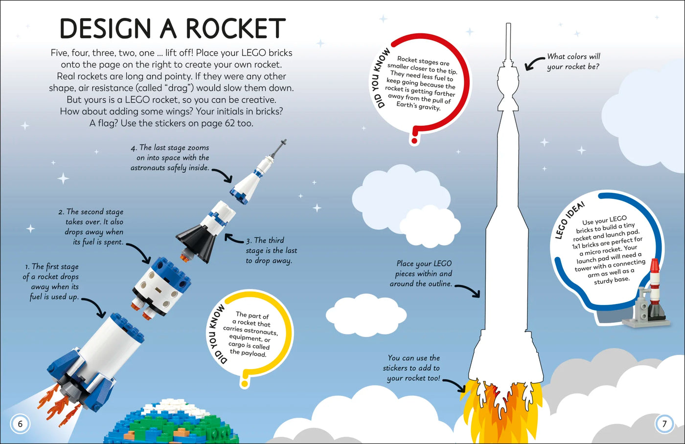DK LEGO Space Lego Ideas  Activity Book