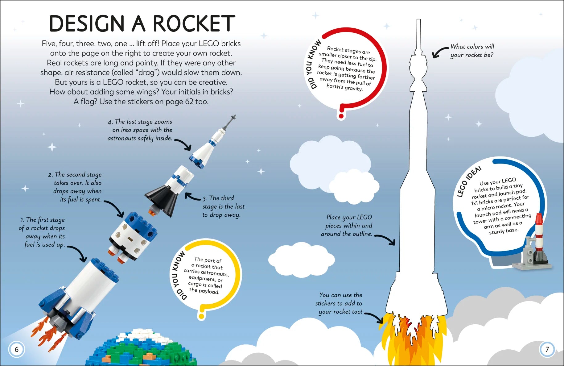 DK LEGO Space Lego Ideas  Activity Book