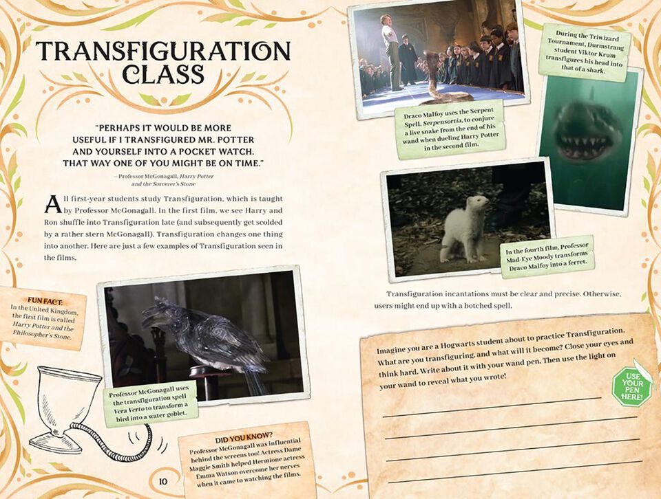 Scholastic Harry Potter Spell and Potion Book: Official Book of Spells, Potions, and Creatures