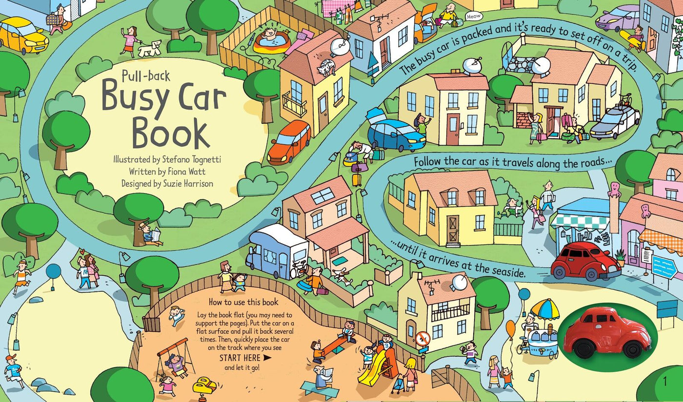 Usborne Wind Up Busy Car